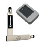 240201-32 LADİN SİYAH LEDLİ USB BELLEK (32 GB) Promosyon Ürün