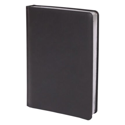 ŞAŞMAZ SİYAH-GÜMÜŞ KENAR YALDIZLI DEFTER (17X24 CM) Promosyon Ürün