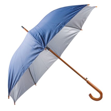 MANGOSTAN LACİVERT AHŞAP SAPLI ŞEMSİYE Promosyon Ürün