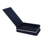 879205 KAŞMİR LACİVERT KADİFE PLAKET KUTUSU (14X24 CM) Promosyon Ürün