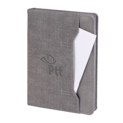 KORU GRİ TARİHSİZ DEFTER (15X21 CM) Promosyon Ürün