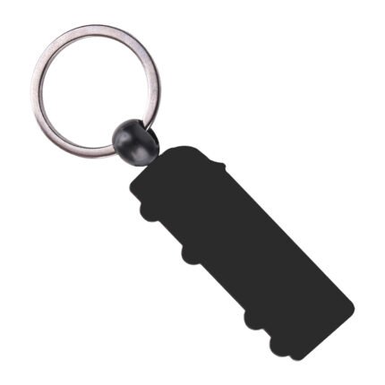 336201 YOLDAŞ SİYAH TEK YÖN METAL ANAHTARLIK Promosyon Ürün