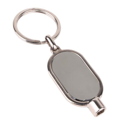 336420 PETEK GÜMÜŞ ÇİFT YÖN PURJÖRLÜ METAL ANAHTARLIK Promosyon Ürün
