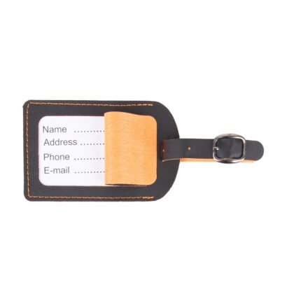 BAGAJ ETİKETİ TURUNCU DERİ Promosyon Ürün