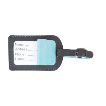 BAGAJ ETİKETİ TURKUAZ DERİ Promosyon Ürün