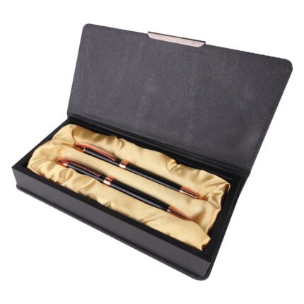 SİNOP SİYAH İKİLİ KALEM KUTUSU Promosyon Ürün