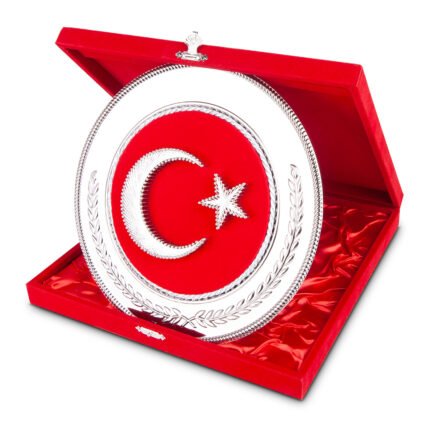 HİLAL YUVARLAK BAYRAK PLAKET Promosyon Ürün