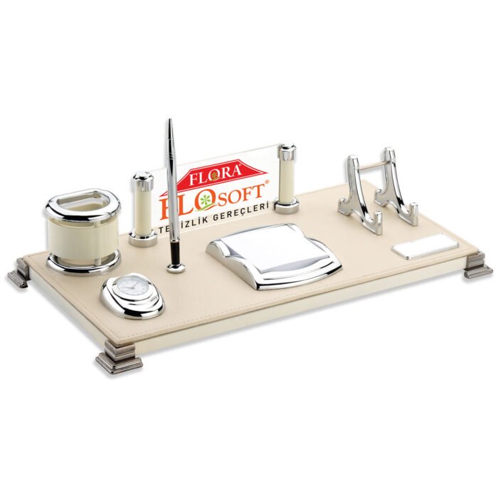 LEFKOŞA BEJ DERİ MASA SETİ Promosyon Ürün LEFKOŞA BEJ DERİ MASA SETİ Promosyon Ürün