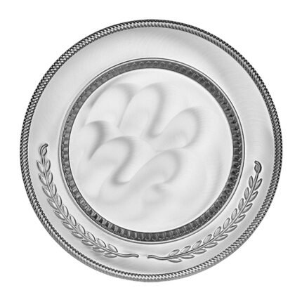 GYT-03 GÜMÜŞ YALDIZ İŞLEMELİ PLAKET TABAK Promosyon Ürün