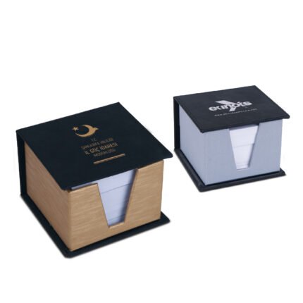 PM-44 CİLTBEZİ SIVAMALI KUTULU KÜP BLOKNOT Promosyon Ürün